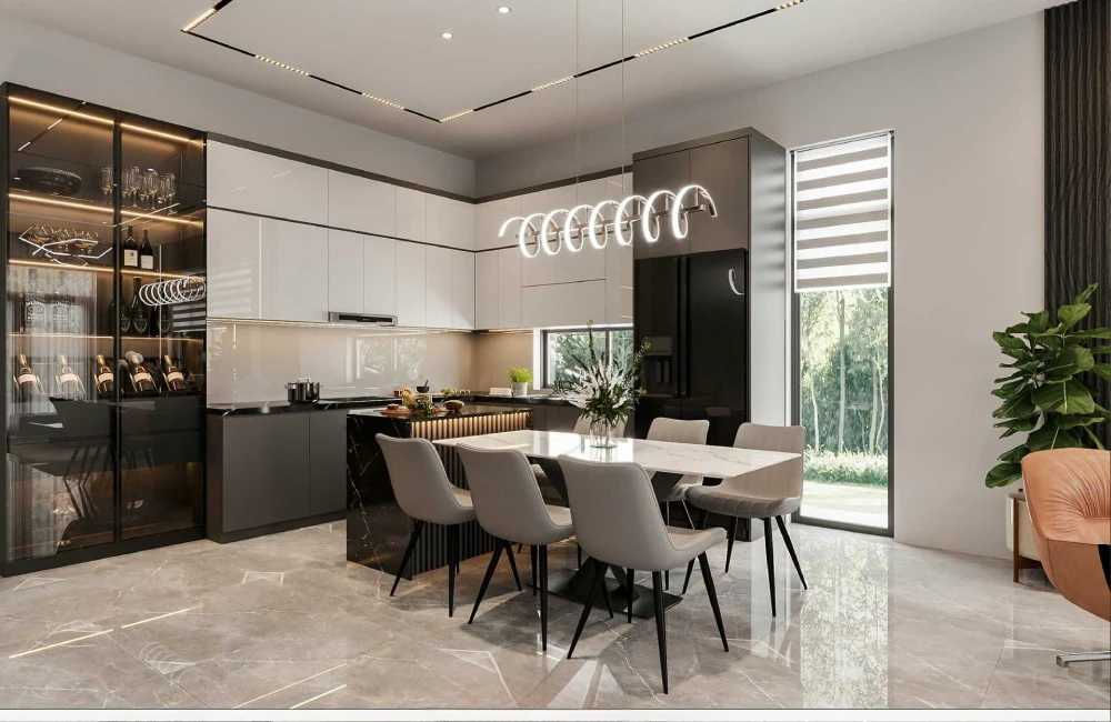 Thi công nội thất phòng bếp chung cư Đà Nẵng