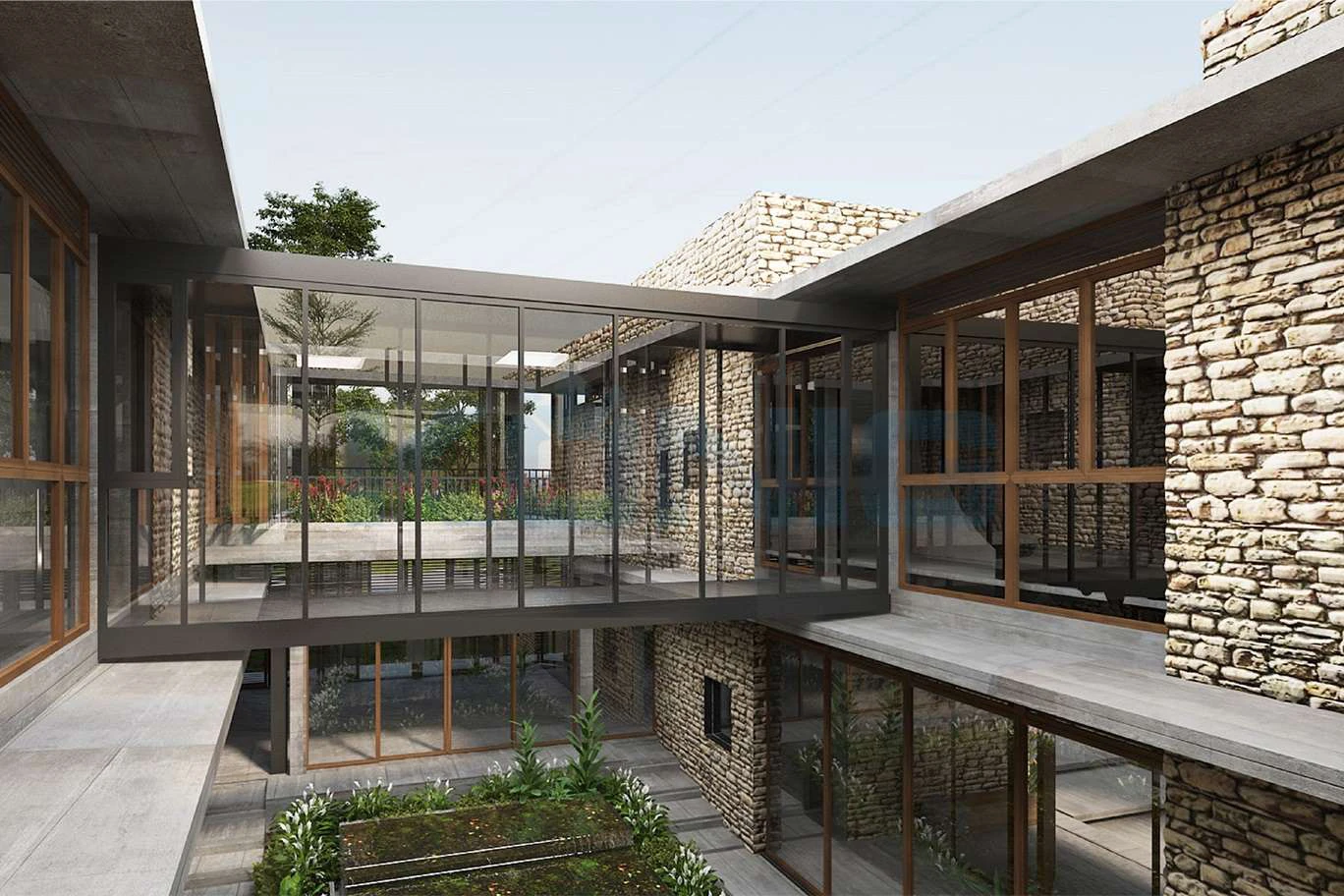 nhôm kính cao cấp villa Quảng Nam