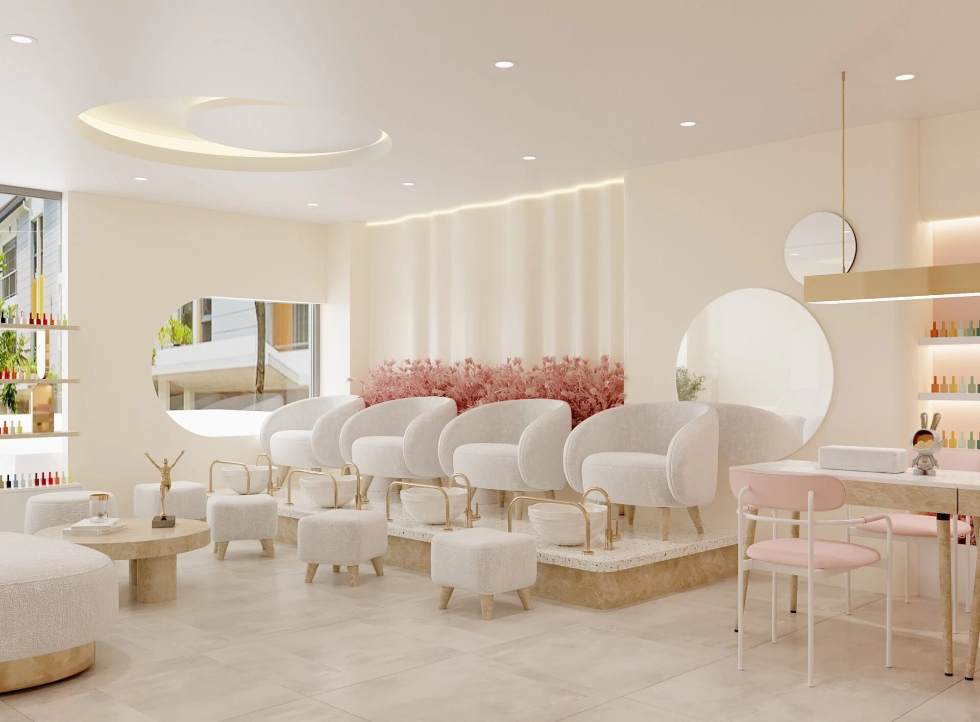 Thiết kế thi công Spa và Nail Đà Nẵng