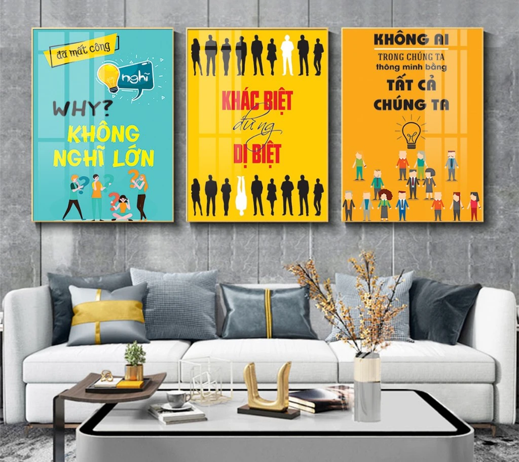 tranh 5D động lực phòng kinh doanh Đà Nẵng