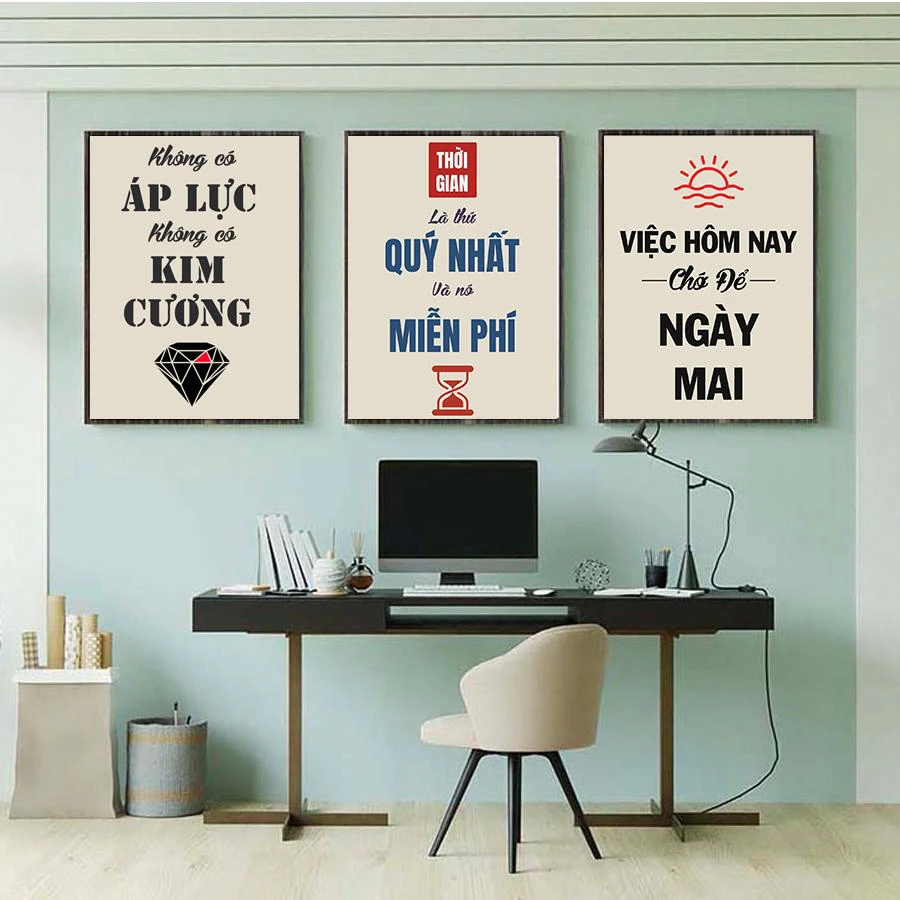 tranh động lực phòng sản xuất Đà Nẵng