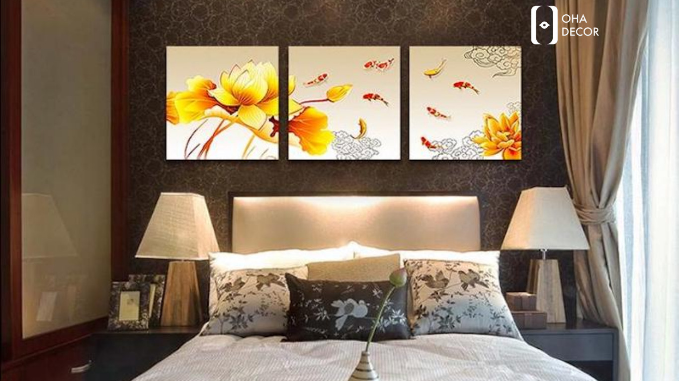 Quy trình sản xuất tranh treo phòng ngủ Quảng Nam tại Oha Decor