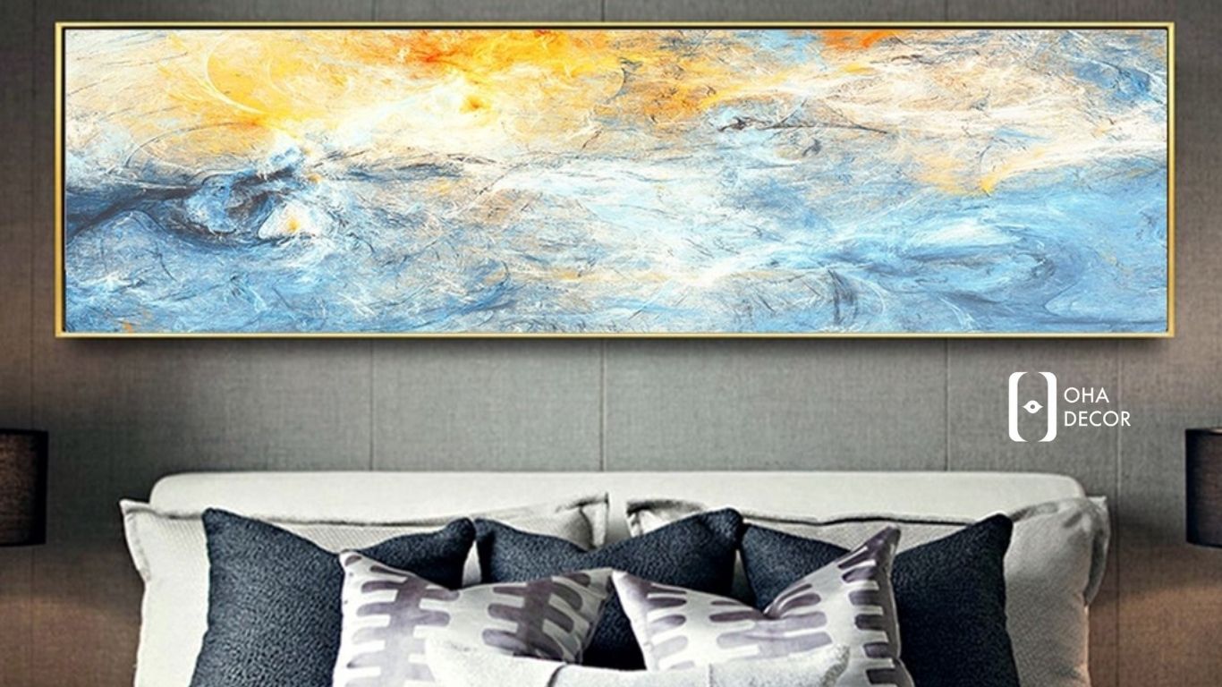 Tranh trừu tượng treo phòng ngủ Quảng Nam