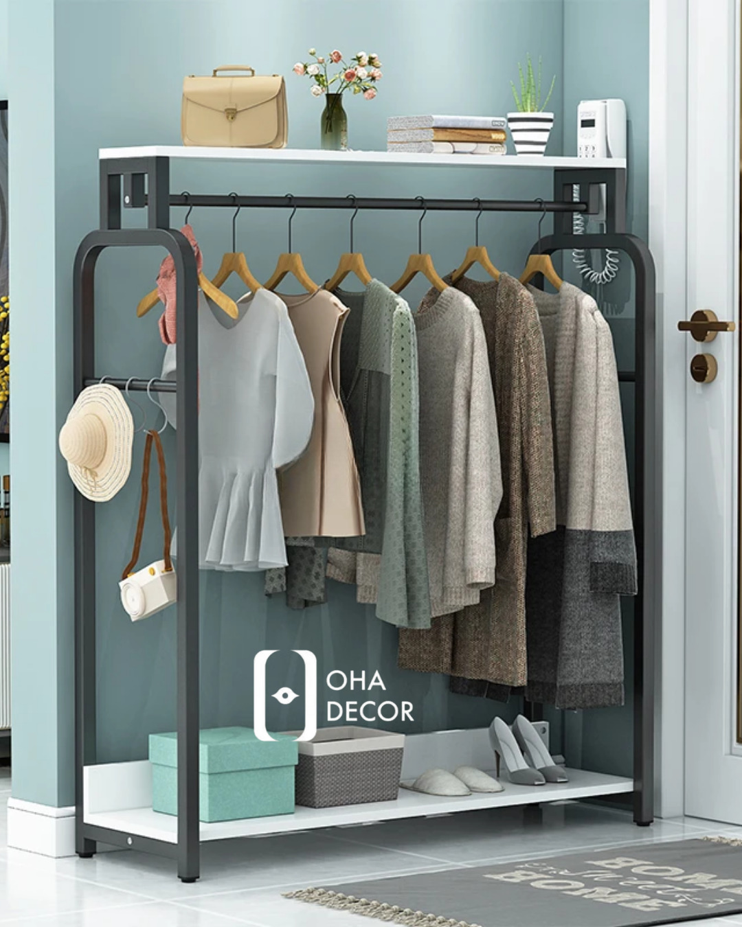 Kệ Treo Quần Áo Thiết Kế Hiện Đại 5 Kệ treo quần áo thiết kế hiện đại