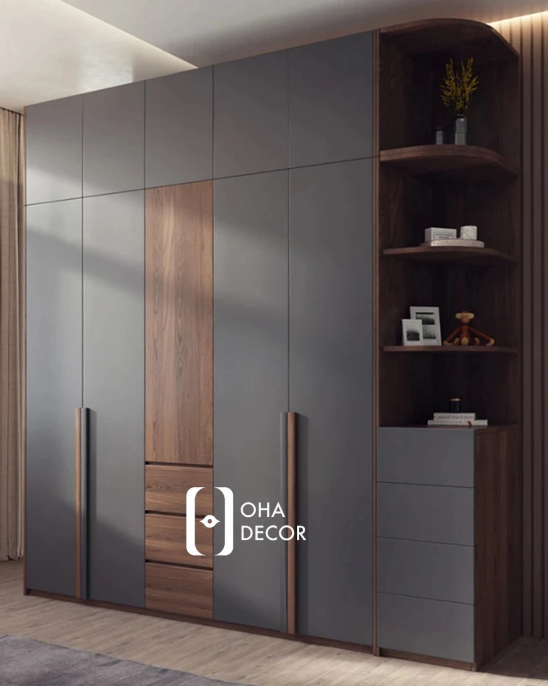 3 Tủ quần áo thiết kế sang trọng, hiện đại