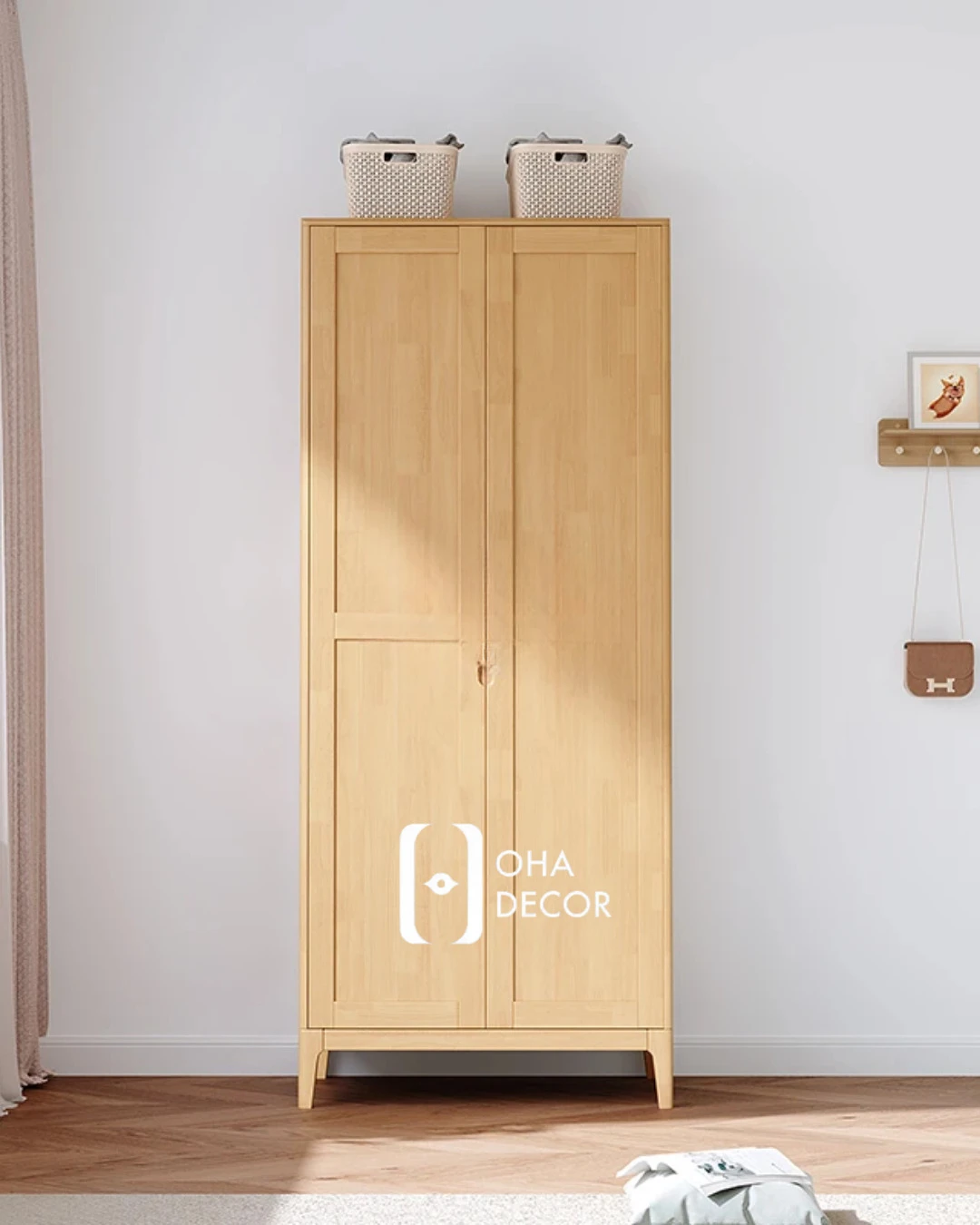 Tủ quần áo gỗ tự nhiên cao cấp