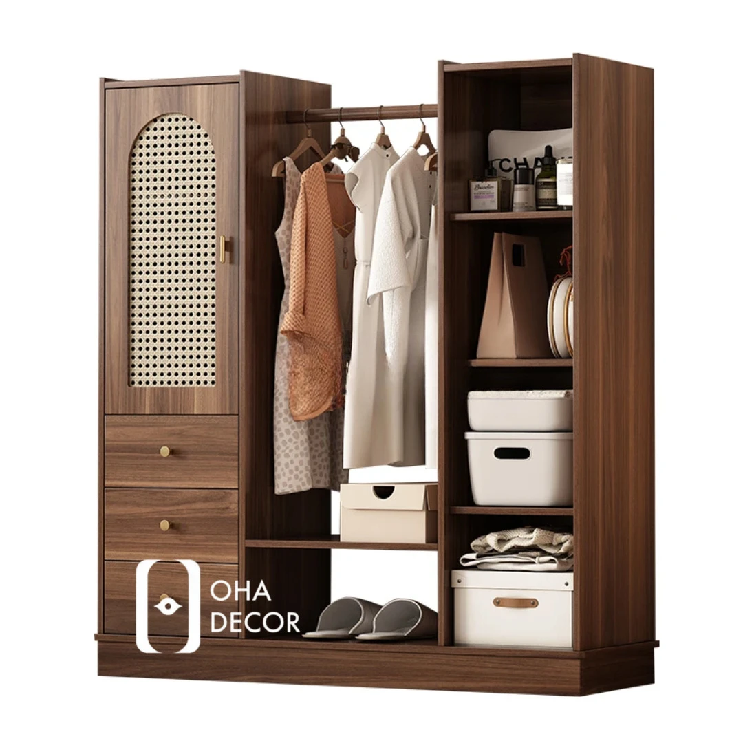 Tủ Treo Quần Áo Đa Năng Gỗ Tự Nhiên 11 Tủ Treo Quần Áo Đa Năng Gỗ Tự Nhiên