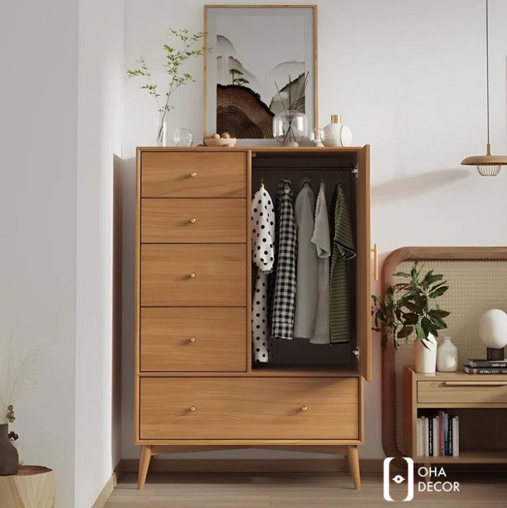Cách phối hợp tủ quần áo gỗ mini Quảng Ngãi với nội thất khác