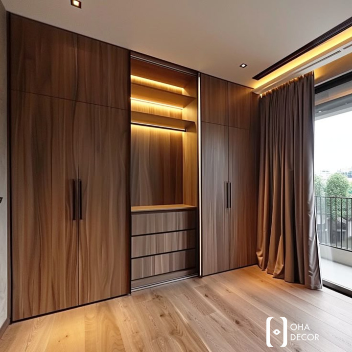 Tủ Quần Áo Gỗ Tự Nhiên Phong Cách Hiện Đại tại Đà Nẵng – Nội thất tinh tế từ Oha Decor 3 Hướng dẫn chọn tủ quần áo gỗ tự nhiên phong cách hiện đại tại Đà Nẵng