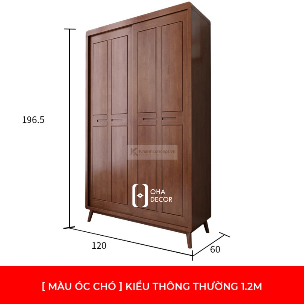 Tủ quần áo gỗ cao su tự nhiên Hà Nội mới nhất năm 2026 4 tu quan ao go cao su tu nhien ha noi1 1