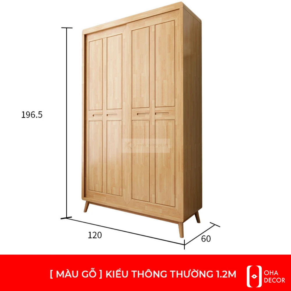 Tủ quần áo gỗ cao su tự nhiên Hà Nội mới nhất năm 2026 3 tu quan ao go cao su tu nhien ha noi4 1