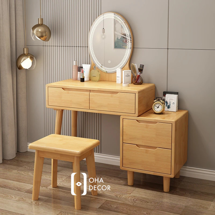Bàn Trang Điểm Gỗ Tự Nhiên Cao Cấp