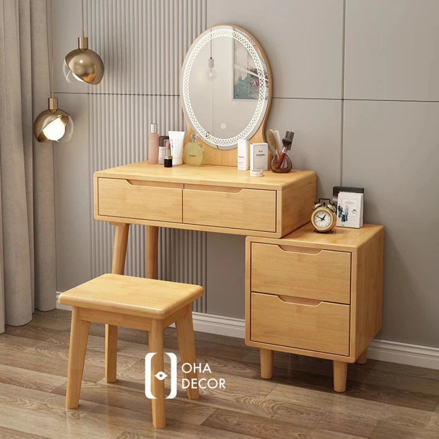 Bàn Trang Điểm Gỗ Tự Nhiên Cao Cấp