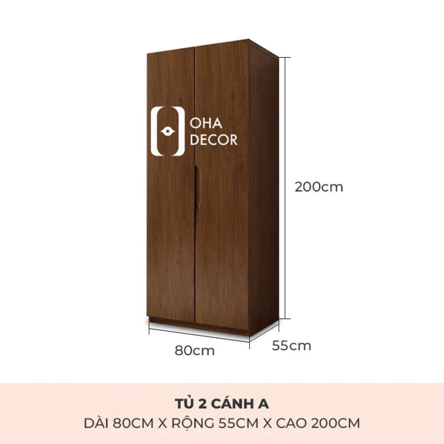 Lý do nên mua tủ quần áo thiết kế tối giản gỗ tự nhiên