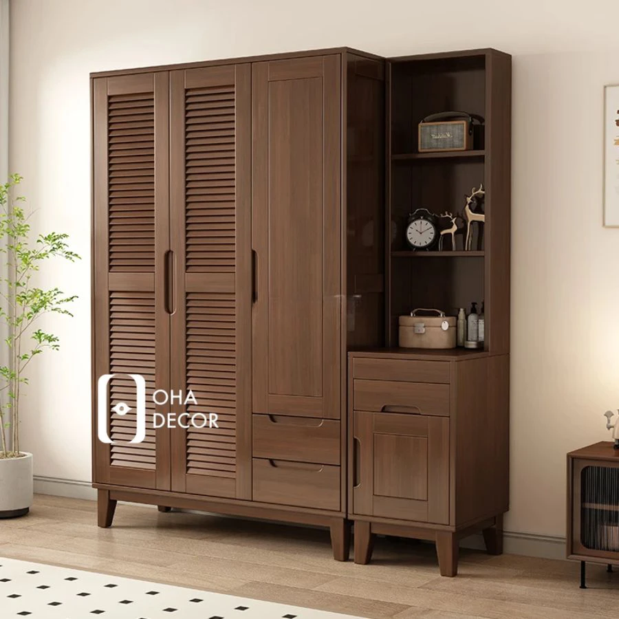 Giới thiệu tủ quần áo gỗ tự nhiên cao cấp
