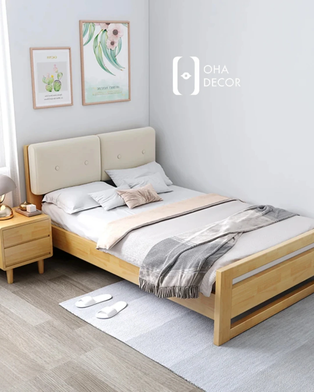 Lý do nên chọn Giường Ngủ Gỗ Tự Nhiên Tối Giản TQA054