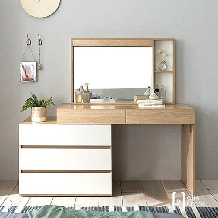 Các mẫu bàn trang điểm gỗ tự nhiên nổi bật tại OHA Decor Quảng Ngãi