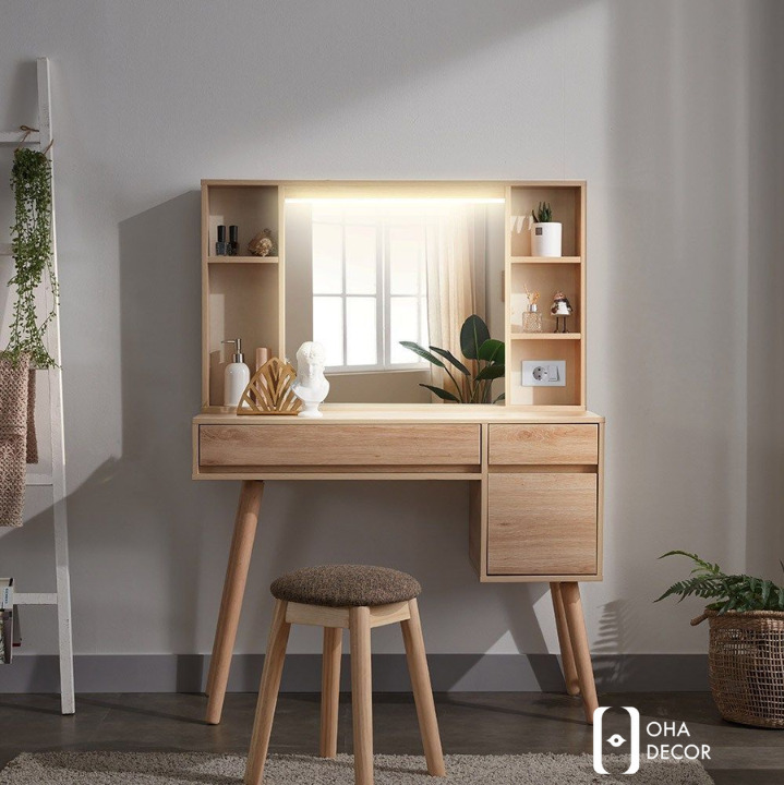 Quy trình thiết kế và đặt hàng bàn trang điểm tại OHA Decor TPHCM
