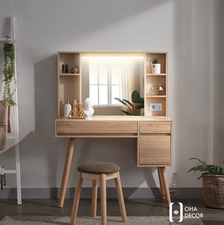 Quy trình thiết kế và đặt hàng bàn trang điểm tại OHA Decor TPHCM
