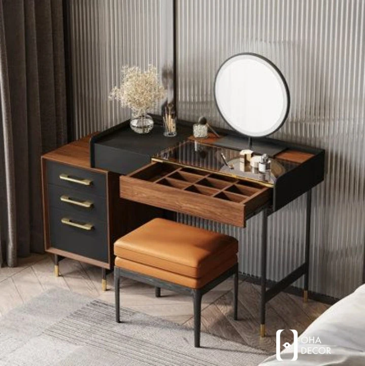 Quy trình thiết kế và đặt hàng bàn trang điểm tại OHA Decor Đà Nẵng