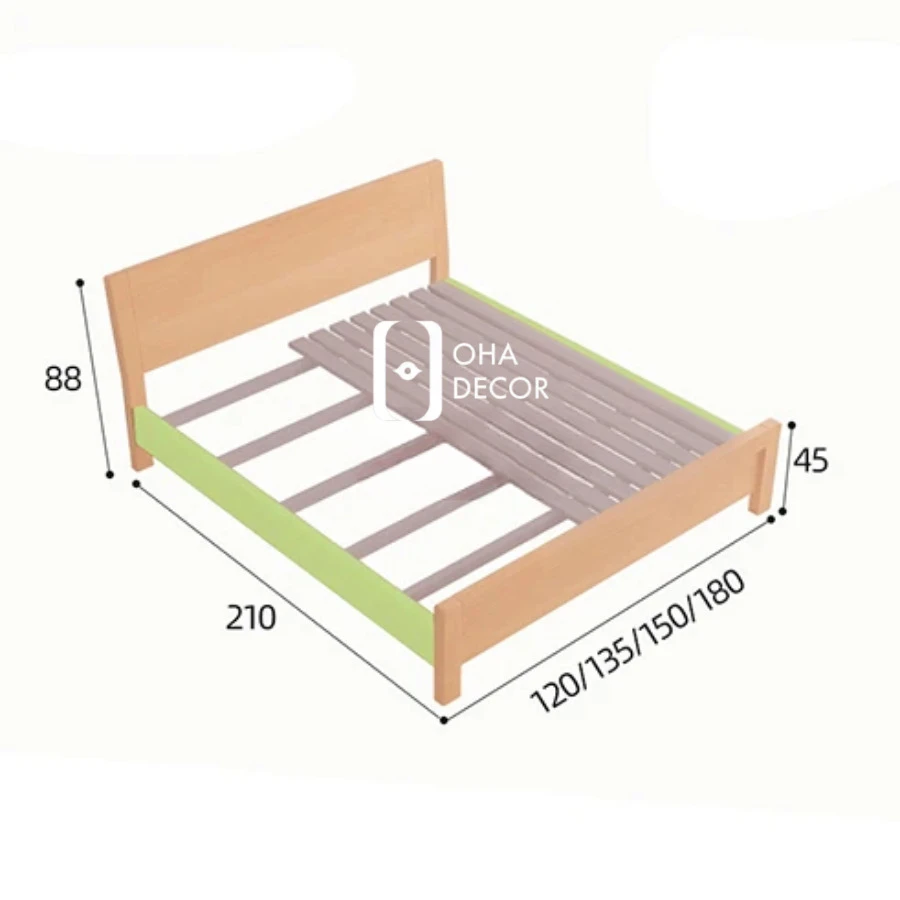 Lý do nên mua Giường Gỗ Tự Nhiên Thiết Kế Kết Cấu Chắc Chắn