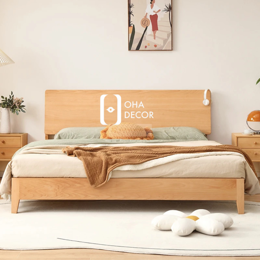 Giường Ngủ Gỗ Tự Nhiên