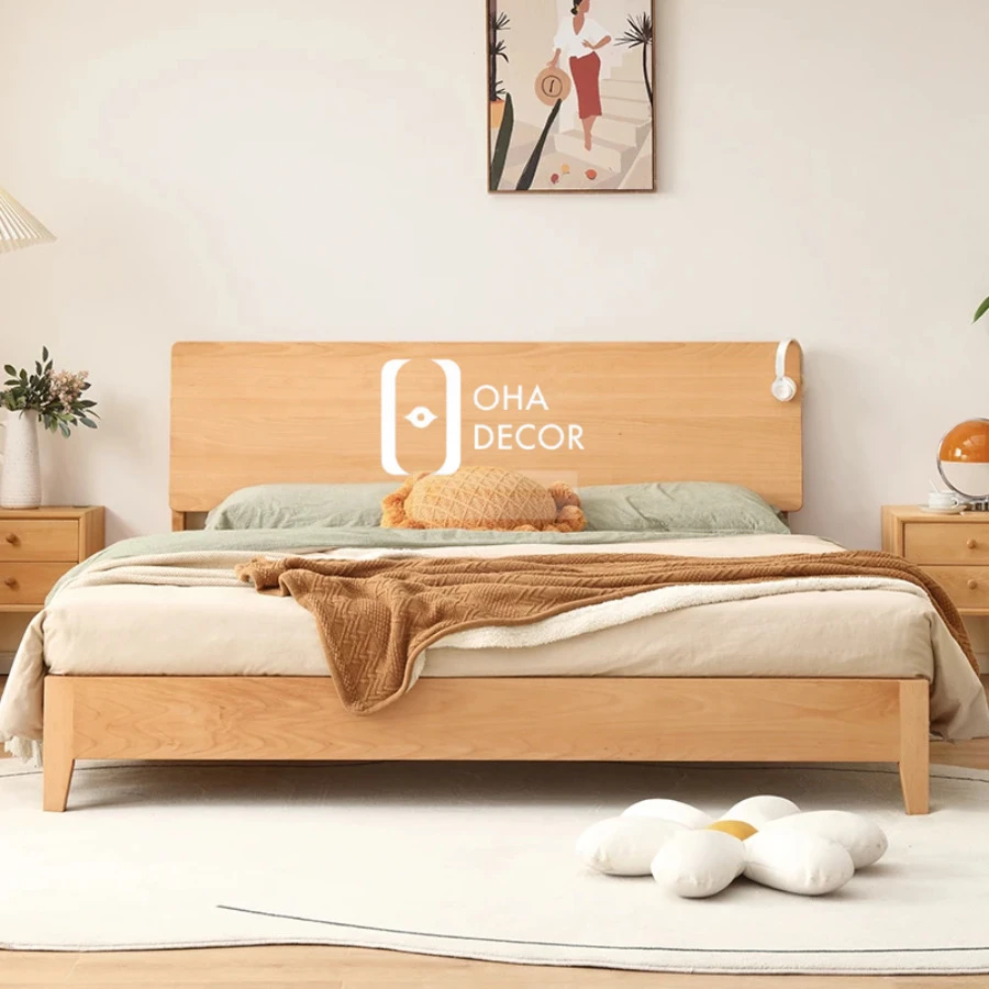 Giường Ngủ Gỗ Tự Nhiên
