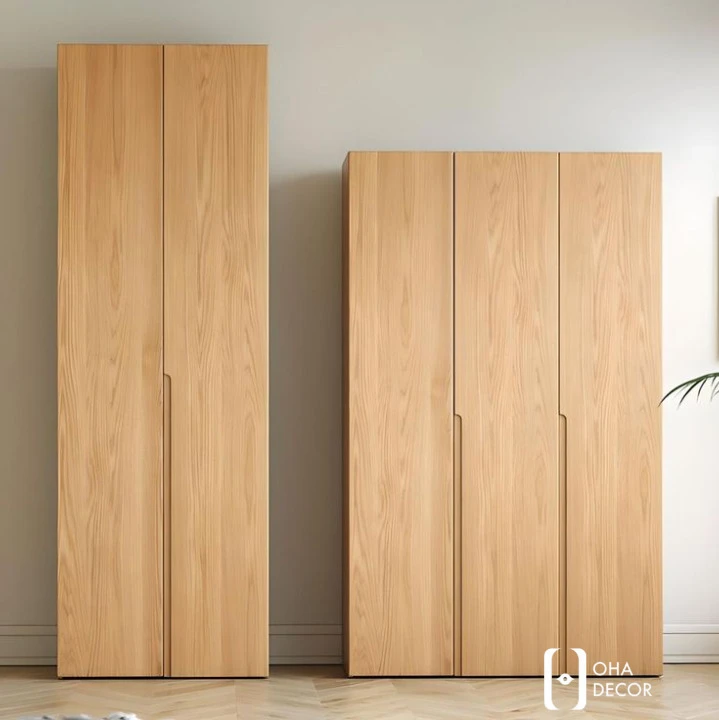 TỦ QUẦN ÁO THIẾT KẾ TỐI GIẢN GỖ TỰ NHIÊN TẠI HÀ NỘI – GIẢI PHÁP TINH GỌN CHO KHÔNG GIAN HIỆN ĐẠI 2 Ưu điểm vượt trội của tủ quần áo tối giản bằng gỗ tự nhiên tại Hà Nội