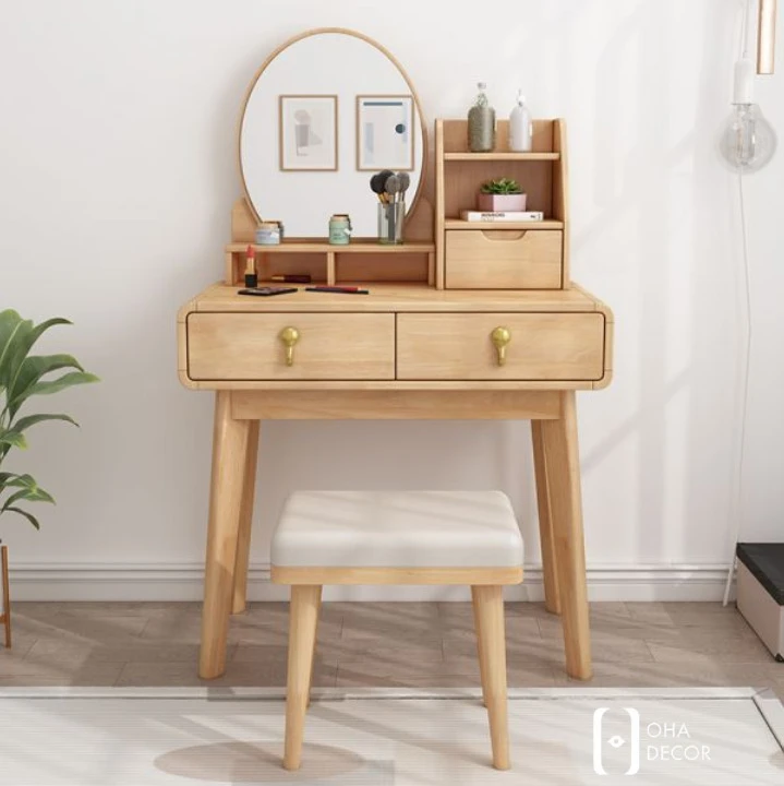Tại sao bàn trang điểm gỗ tự nhiên cao cấp được ưa chuộng tại TPHCM?