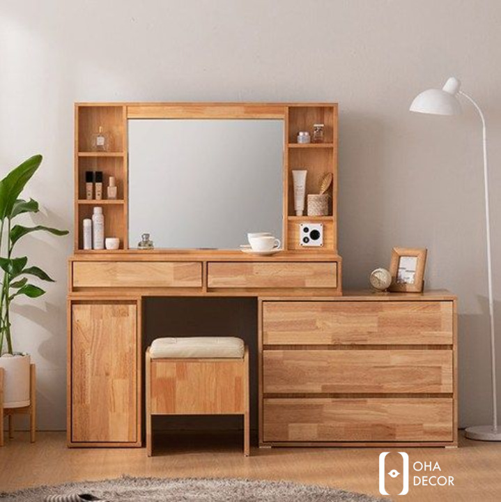 Vì sao bàn trang điểm gỗ tự nhiên được ưa chuộng tại Quảng Ngãi?