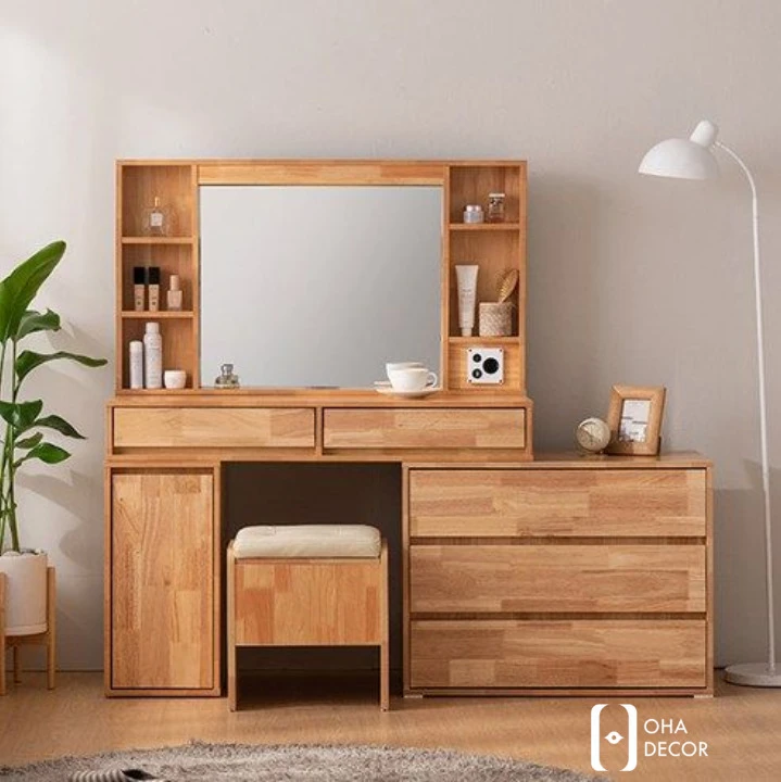 Vì sao bàn trang điểm gỗ tự nhiên được ưa chuộng tại Quảng Ngãi?
