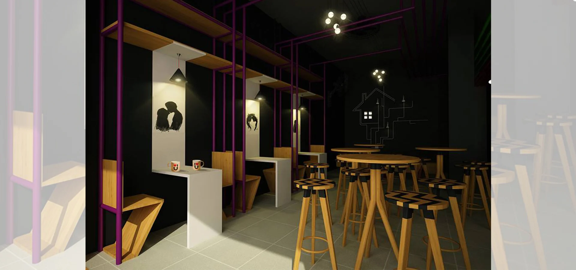 Mô tả: Dự án quán cafe đã hoàn thiện Oha Decor Đà Nẵng với không gian hoài niệm, gần gũi. Dự án quán cafe đã hoàn thiện Oha Decor Đà Nẵng