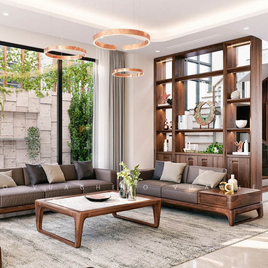 Sofa gỗ tự nhiên HCM