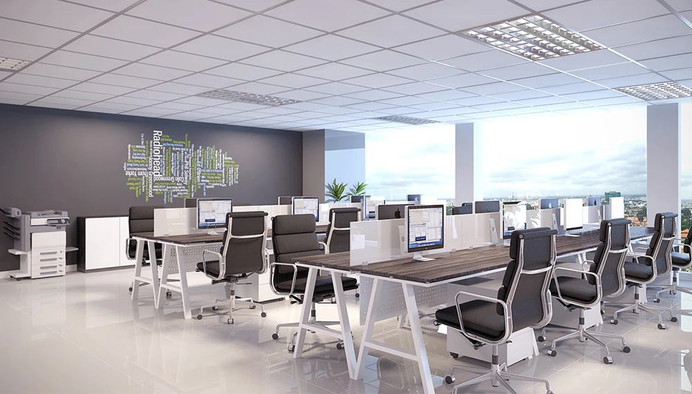 Thi công nội thất văn phòng Hồng Hà Oha Decor Huế