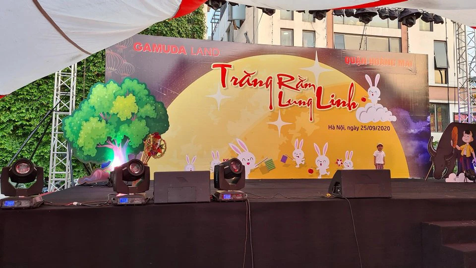 Thi công sân khấu sự kiện Trung Thu