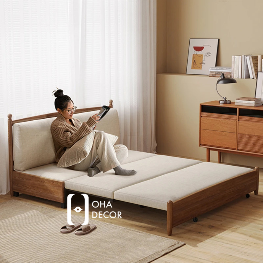 Sofa Bed Phong Cách Cổ Điển, Thanh Lịch 1 tu quan ao go go do 12