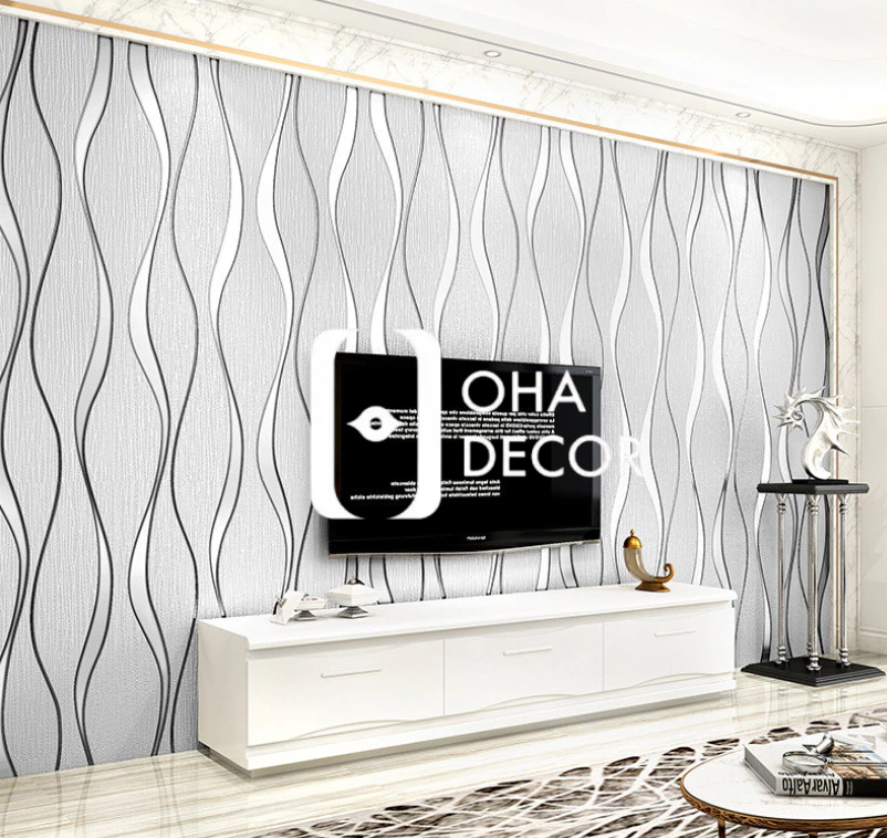 Top 9 mẫu giấy dán tường phòng khách chung cư Quảng Ngãi đẹp nhất 2026 – Oha Decor 2 giấy dán tường phòng khách chung cư Quảng Ngãi