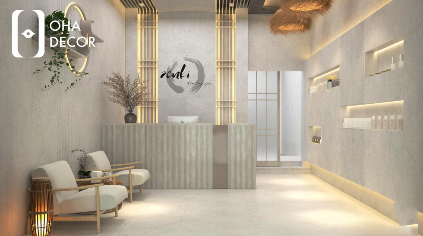 Top 10 bí quyết thiết kế thi công spa đẹp HCM năm 2026 4 thiết kế thi công spa đẹp