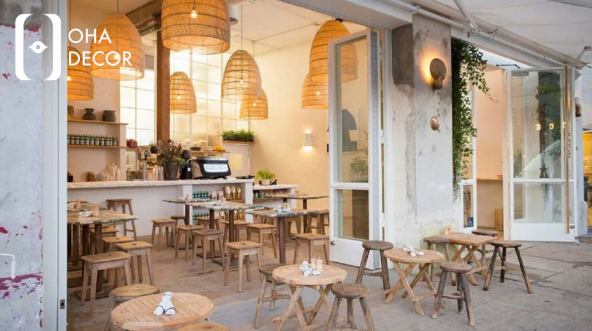 Top 10 ý tưởng thiết kế quán cafe trà sữa đẹp Đà Nẵng năm 2026 4 thiết kế quán cafe trà sữa đẹp