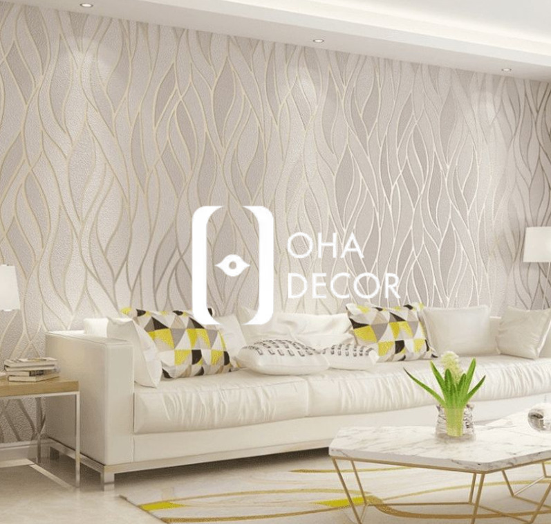 Top 9 mẫu giấy dán tường phòng khách chung cư Quảng Ngãi đẹp nhất 2026 – Oha Decor 5 giấy dán tường phòng khách chung cư Quảng Ngãi