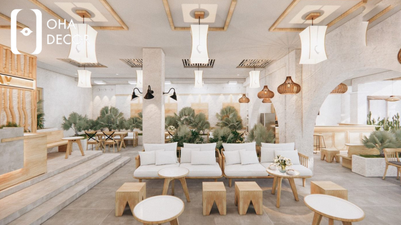 Thiết kế thi công quán cafe nhỏ