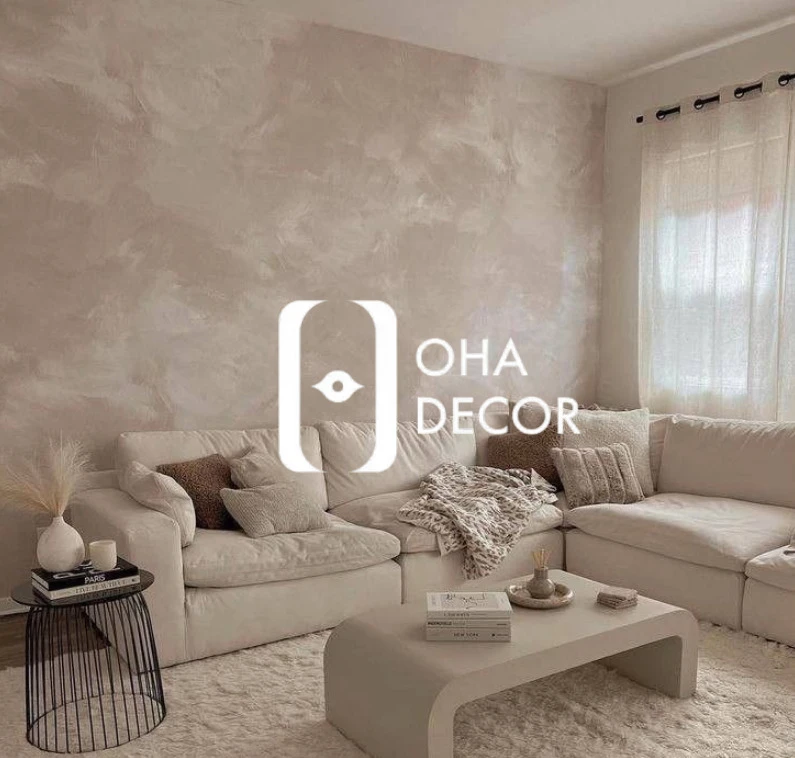 giấy dán tường phòng khách chung cư Quảng Ngãi