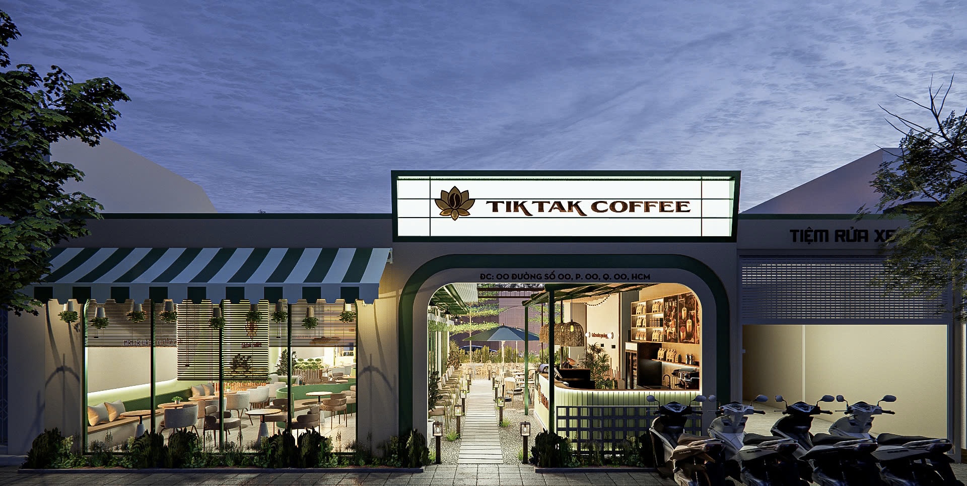 Dự án quán cafe đã hoàn thiện Oha Decor Đà Nẵng 1 Dự án quán cafe đã hoàn thiện Oha Decor Đà Nẵng