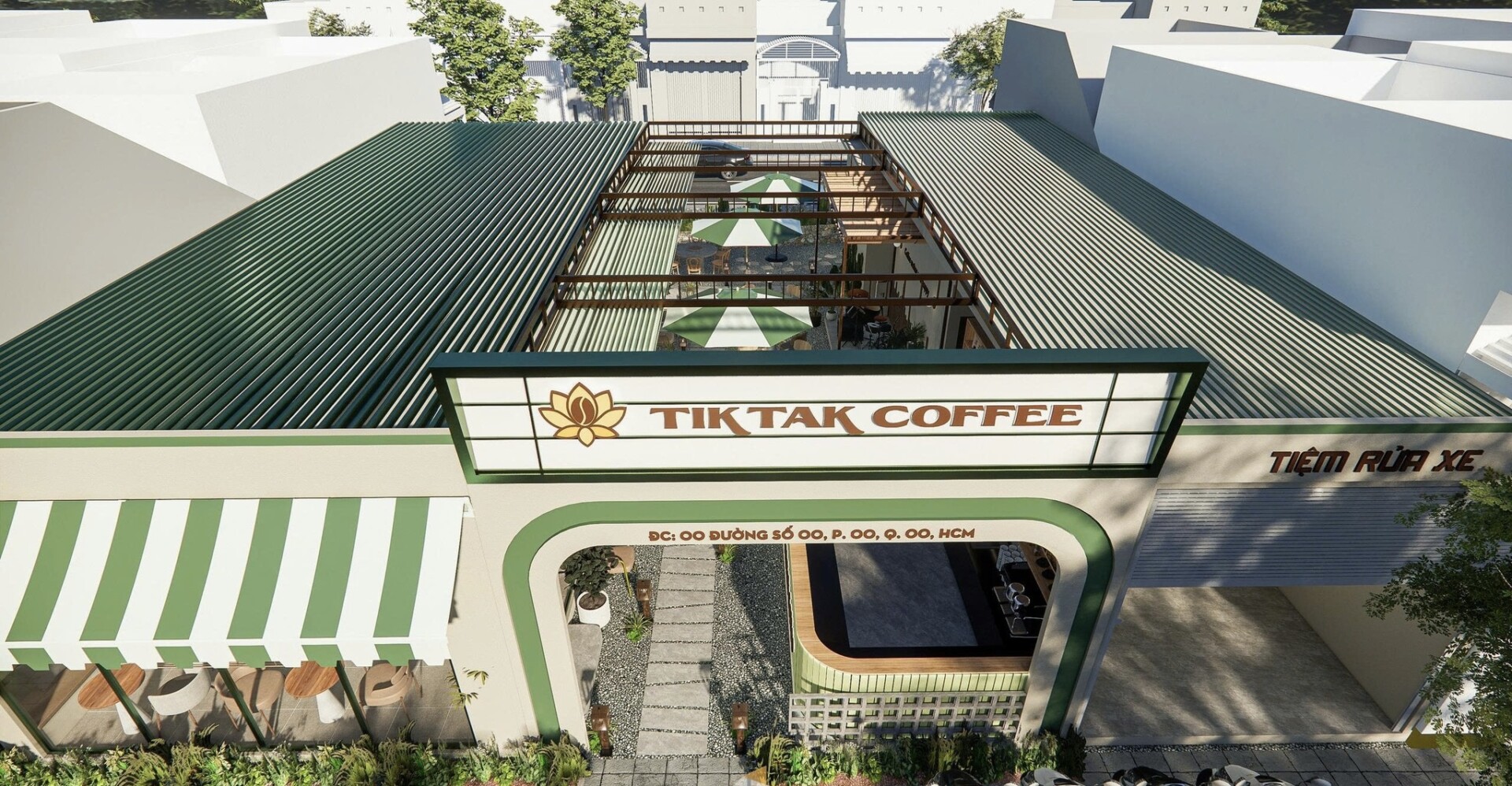 Dự án quán cafe đã hoàn thiện Oha Decor Đà Nẵng 6 Dự án quán cafe đã hoàn thiện Oha Decor Đà Nẵng