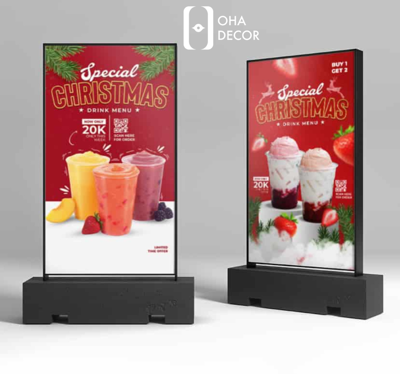Backlit film Standee
