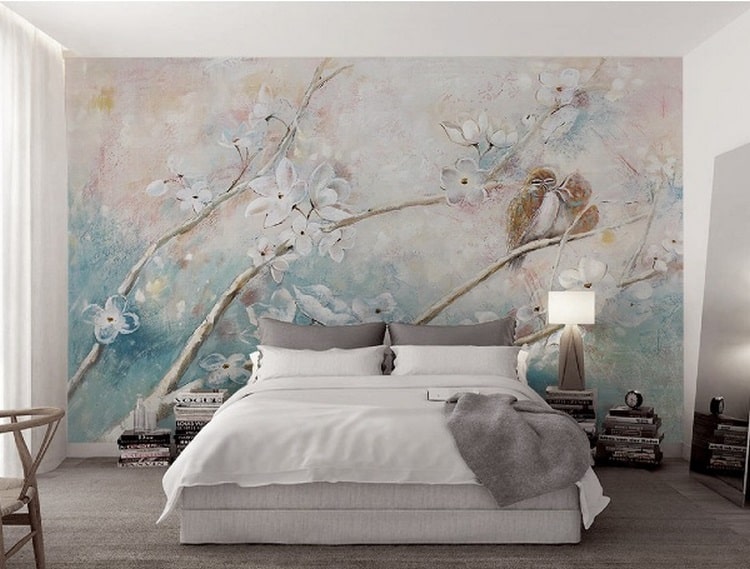 Decal dán tường 3D phòng ngủ Phú Thọ