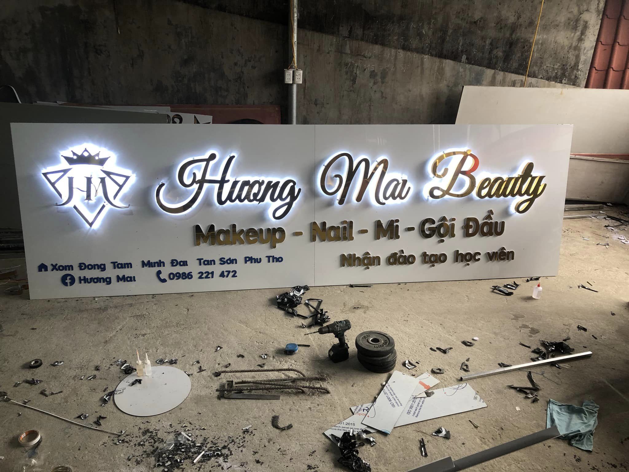 in alu bảng hiệu công ty Hà Nội