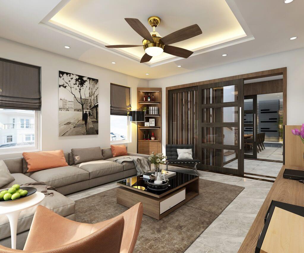 thi công nội thất trọn gói nhà phố Quảng Ngãi