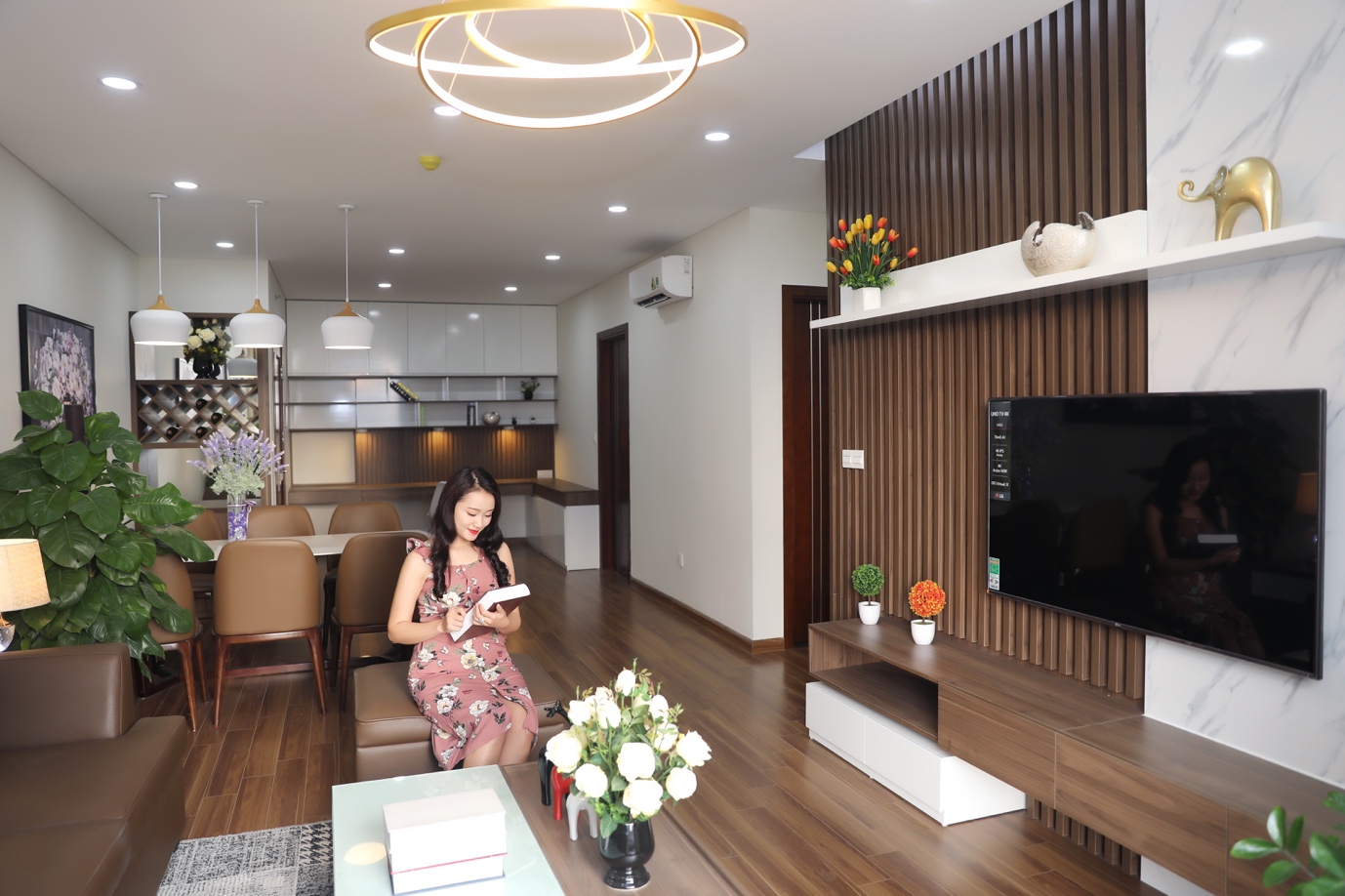 thi công nội thất trọn gói nhà phố Quảng Ngãi
