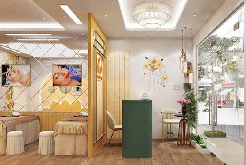 thi công spa chuyên nghiệp Quảng Ngãi hiện đại 2025